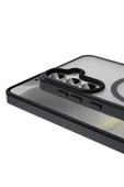 KILIFTECH Galaxy S24 Plus Kılıf Magsafe Şarj Özellikli Mat Arka Yüzey Zore Sio Kapak-Siyah - 4