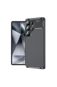 KILIFTECH Galaxy S25 Ultra Uyumlu Kılıf Zore Negro Silikon Kapak-Siyah - 1