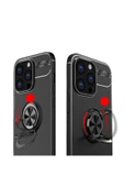 KILIFTECH iPhone 13 Pro Max Uyumlu Zore Ravel Silikon Kılıf-Siyah - 3