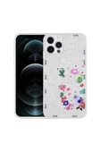 Goktugaksesuar iPhone 12 Pro Uyumlu Desenli Sert Silikon Zore Mumila Kılıf-White Cat thumbnail 1