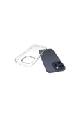 zore Apple iPhone 16 Pro Kılıf Zore Süper Silikon Kapak-Şeffaf - 2