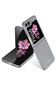 KILIFTECH Galaxy Z Flip 6 Kılıf Zore Sert Kıpta Kapak-Gri - 1