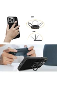 KILIFTECH iPhone 13 Pro Uyumlu Zore Timo Kılıf-Siyah thumbnail 6