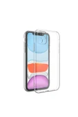 KILIFTECH iPhone 11 Uyumlu Zore Kamera Korumalı Süper Silikon Kılıf-Renksiz thumbnail 1