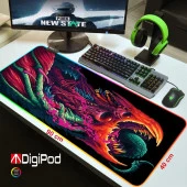 Digipod RGB Gaming Mousepad Oyuncu Mouse pad 90X40 XXL Büyük Oyuncu Mouse Pad Kaymaz Taban 4mm - 4