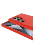 KILIFTECH Galaxy S24 Ultra Kılıf Magsafe Şarj Özellikli Sıvı Teknolojili Silinebilir Sert Zore Kivi Kapak-Kırm thumbnail 2