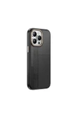 gallipolitech iPhone 15 Pro Max Kılıf M-safe Şarj Özellikli Karbon Fiber Görünümlü GLLP Antina Kapak - Siyah-Yeşil - 5