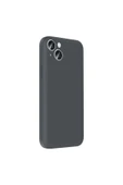 KILIFTECH iPhone 15 Kılıf Kamera Korumalı Kartlık Hazneli KTH Vitra Kapak - Gri - 7
