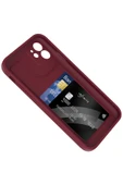 KILIFTECH iPhone 11 Kılıf Kamera Korumalı Kartlık Hazneli KTH Vitra Kapak - Siyah - 4