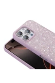 mobrika iPhone 16 Pro Max Kılıf Parlak Taşlı Tasarım MBRK Pırlanta Kapak - Pembe thumbnail 6
