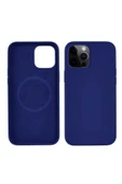 zore iPhone 13 Pro Max Uyumlu Zore Silksafe Wireless Kılıf-Pembe Açık - 2