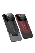zore Apple iPhone 14 Pro Max Kılıf Çift Parçalı Zore Ays Pro İkili Kapak-Siyah-Gri - 5