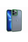 BBS TEKNOLOJİ GRUP iPhone 13 Pro Max Uyumlu Zore Flora Kılıf-Yeşil thumbnail 1
