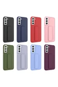 lumena Galaxy S22 Plus Uyumlu Zore Qstand Kılıf-Siyah - 2