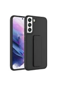 lumena Galaxy S22 Plus Uyumlu Zore Qstand Kılıf-Siyah - 1