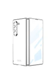 zore Galaxy Z Fold 6 Kılıf Zore Full Camlı Kıpta Kapak-Gümüş - 1