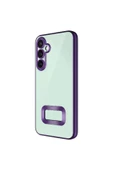 cepmarketin Galaxy S23 FE Uyumlu Kamera Korumalı Logo Gösteren Zore Omega Kılıf-Derin Mor thumbnail 5