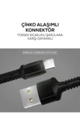 zore Ls63 Type-c Usb Kablo Renk Gri - 6
