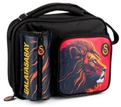 Galatasaray Aslan Baskılı Erkek Çocuk Suni Deri Beslenme Çantası - ME25562 - Matara Cepli thumbnail 1