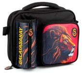 Galatasaray Aslan Baskılı Erkek Çocuk Suni Deri Beslenme Çantası - ME25562 - Matara Cepli thumbnail 4