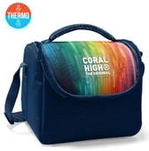 Coral High Thermo Beslenme Çantası - Erkek Çocuk, Lacivert Çok Renkli Çizgi Desenli thumbnail 7