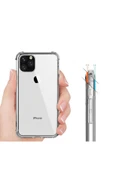 Hedefim Teknoloji iPhone 12 Uyumlu Zore Nitro Anti Shock Silikon-Renksiz - 3