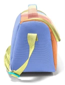 Coral High İlkokul Kız Çocuk Okul Beslenme Çantası, Turuncu Sarı Mavi Renkli Çizgili, Termoslu (Isı Yalıtımlı) thumbnail 8