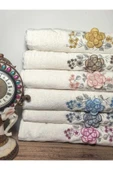 Peacock 6 Adet 3 Boyutlu 3d Nakışlı Mutfak Havlusu 30x50 %100 Pamuklu - 3