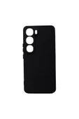 zore Vivo V40 Lite Uyumlu Kılıf Zore Biye Silikon-Siyah - 1