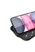 KILIFTECH iPhone 12 Mini Uyumlu Zore Niss Silikon Kılıf-Siyah - 3