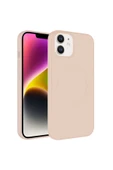 szr store iPhone 11 Uyumlu Magsafe Wireless Şarj Özellikli Pastel Renk Silikon Zore Plas Kılıf-Pembe Açı thumbnail 1