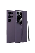 KILIFTECH Galaxy S23 Ultra Kılıf Ultra İnce Kamera Korumalı Sert Rubber Zore Procase Kapak-Mor - 1