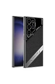 KILIFTECH Galaxy S23 Ultra Kılıf Kamera Korumalı Karbon Tasarım Zore Yeni Seri Procase Kapak-Siyah Karbon - 1
