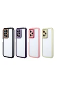 KILIFTECH Xiaomi Redmi Note 12 Pro 5G Kılıf Kamera Korumalı Renkli Kenar ve Çerçeve Tasarımlı Zore Vitamin Kap - 2