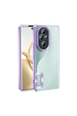 zore Honor 200 Kılıf Kamera Korumalı Logo Gösteren Zore Omega Kapak - Rose Gold - 2
