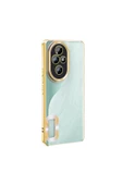 zore Honor 200 Kılıf Kamera Korumalı Logo Gösteren Zore Omega Kapak - Rose Gold - 4