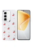 KILIFTECH İnfinix Hot 50 Pro 4G Kılıf Airbag Tasarımlı Simli Şeffaf Zore Kutup Kapak - Yıldız - 2