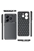 KILIFTECH Xiaomi Redmi Note 14 5G Uyumlu Kılıf Zore Negro Silikon Kapak-Siyah - 5
