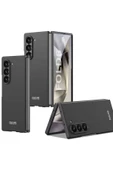 KILIFTECH Galaxy Z Fold 6 Kılıf Zore Sert Kıpta Kapak-Siyah - 1