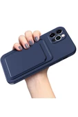 KILIFTECH iPhone 12 Uyumlu  Ofix Kılıf-Lacivert thumbnail 6