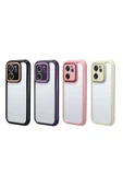 zore Xiaomi Mi 13T Pro Kılıf Kamera Korumalı Renkli Kenar ve Çerçeve Tasarımlı Zore Vitamin Kapak-Siyah - 2