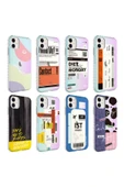 KILIFTECH iPhone 11 Uyumlu AiHTTg Kenarlı Renkli Desenli Silikon Zore Elegans Kılıf-NO5 thumbnail 2