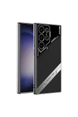 KILIFTECH Galaxy S23 Ultra Kılıf Kamera Korumalı Suni Deri Tasarım Zore Yeni Seri Procase Kapak-Siyah - 1
