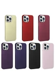 Wiku Bilişim iPhone 15 Pro Uyumlu Zore Premier Silikon Kılıf-Mürdüm - 2