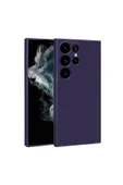 zore Galaxy S23 Ultra Uyumlu Zore Premier Silikon Kılıf-Lacivert thumbnail 1