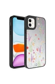 KILIFTECH iPhone 12 Uyumlu Aynalı Desenli Kamera Korumalı Parlak Zore Mirror Kılıf-Dallar thumbnail 1