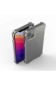 zore iPhone 13 Uyumlu Zore Kamera Korumalı Nitro Anti Shock Silikon-Renksiz - 6