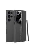 zore Galaxy S23 Ultra Kılıf Ultra İnce Kamera Korumalı Sert Rubber Zore Procase Kapak-Siyah - 1