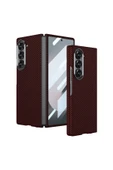 YuccaTech Galaxy Z Fold 6 Uyumlu Kamera Korumalı Karbon Fiber Tasarımlı Arka Yüzey Zore Kıpta Karbon Kapak - 1