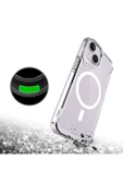 SAFA iPhone 14 Uyumlu Zore Magsafe Şarj Özellikli T-Max Magsafe Kılıf-Renksiz thumbnail 6